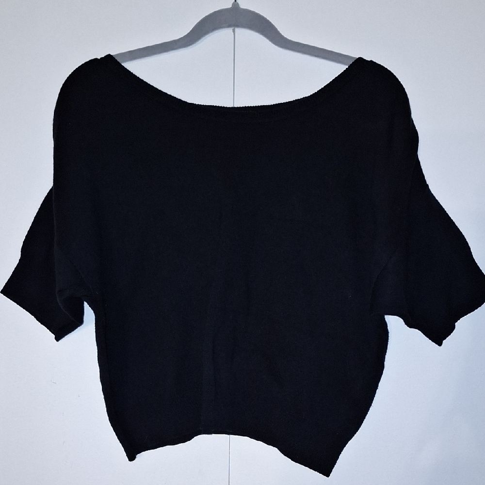 Women's Black Top With Matching Bottoms